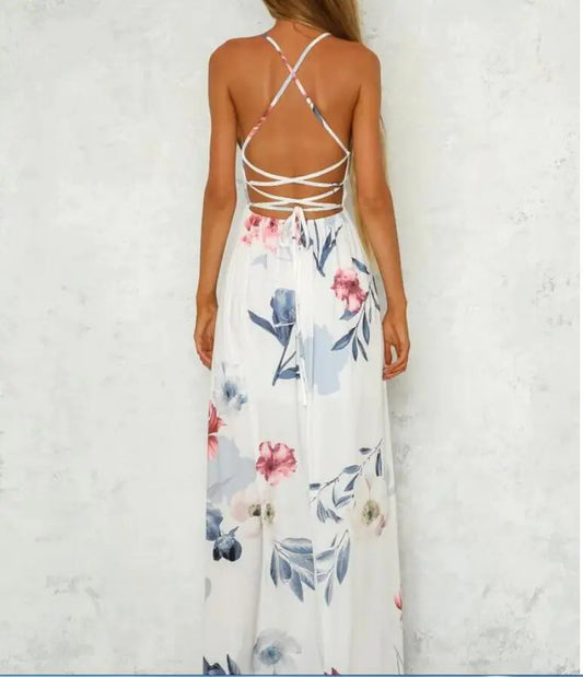 Sexy Summer Holiday Long Dress, Women's clothing