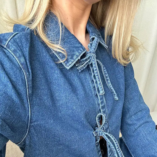 Chic Denim Top