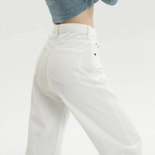 Straight Denim Pants, women's clothing